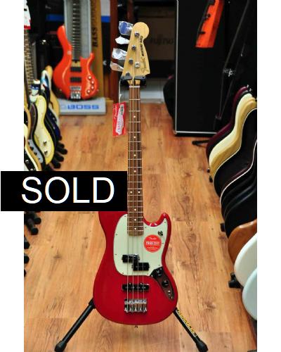Fender Mustang Bass PJ PF Torino Red